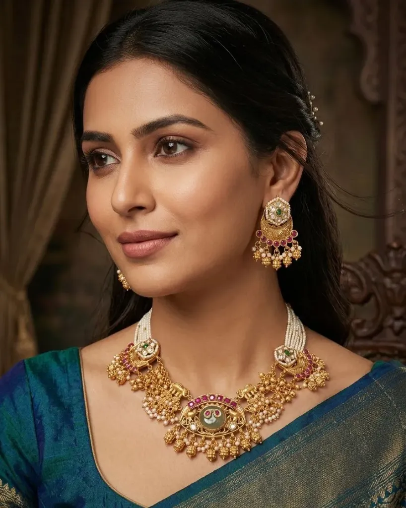 Moti Kundan Heritage Necklace