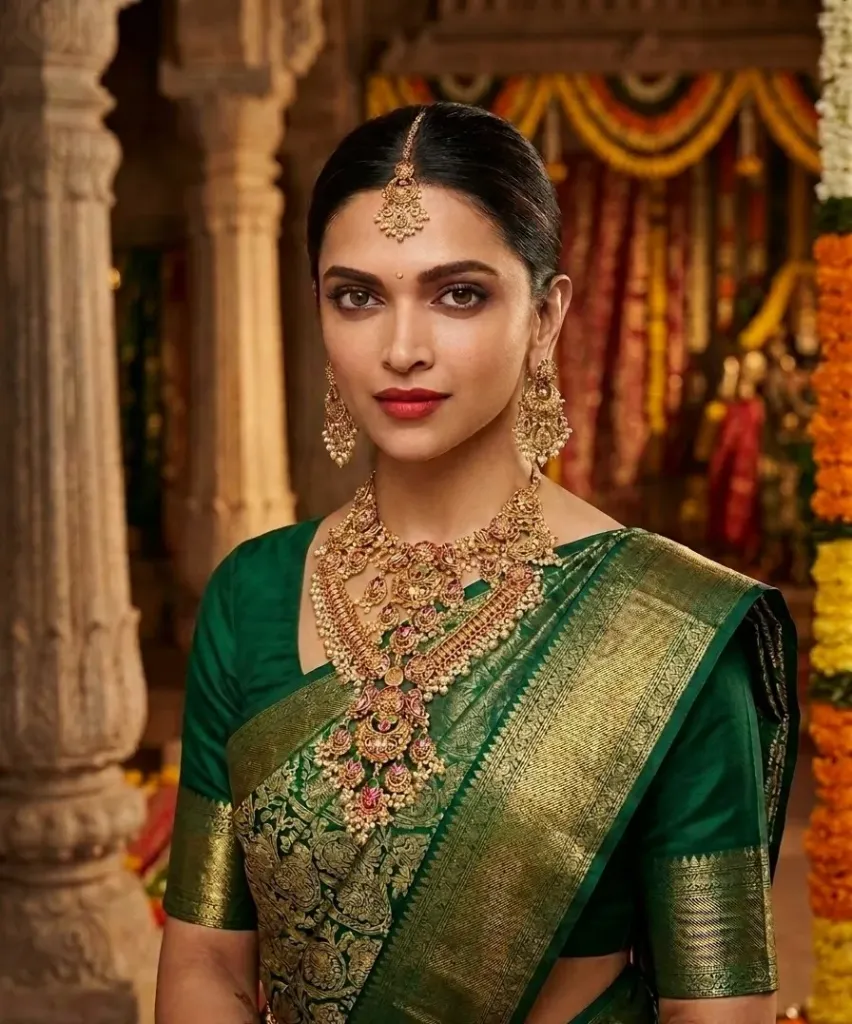 Premium Golden Heritage Semi Bridal Set