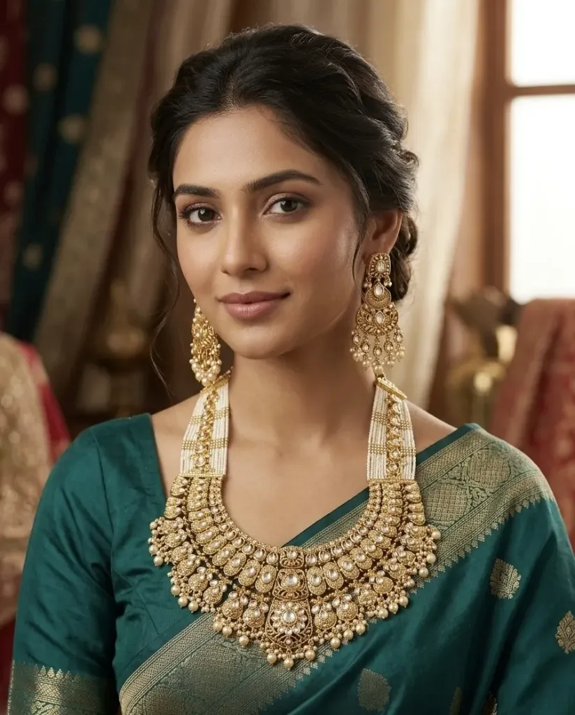 Permium Kundan Heritage Long Set