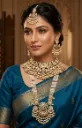 Mint Ruby Moti Heritage Bridel Set