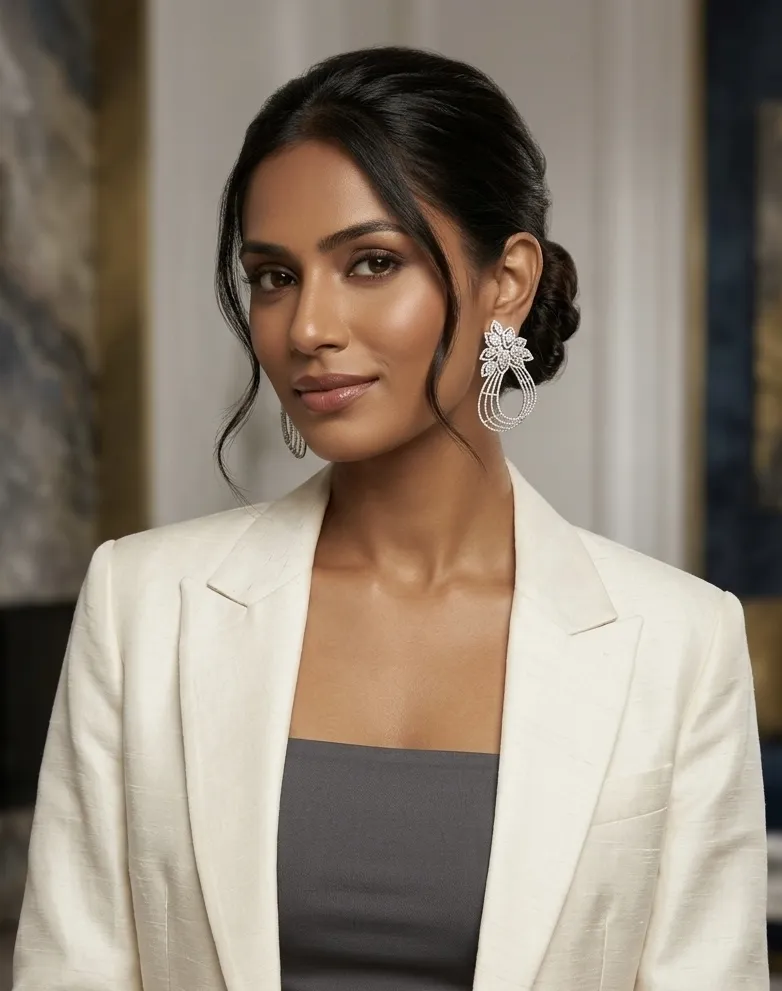 Premium American Diamond Earring